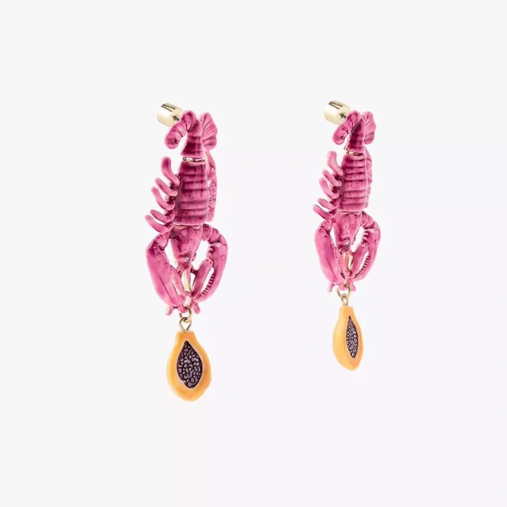 Zara lobster earrings